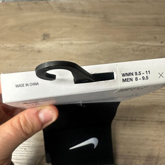 NWT Nike Unisex Spark Dri-FIT Lightweight Running Ankle Socks Size Medium (Black - Picture 4 of 10